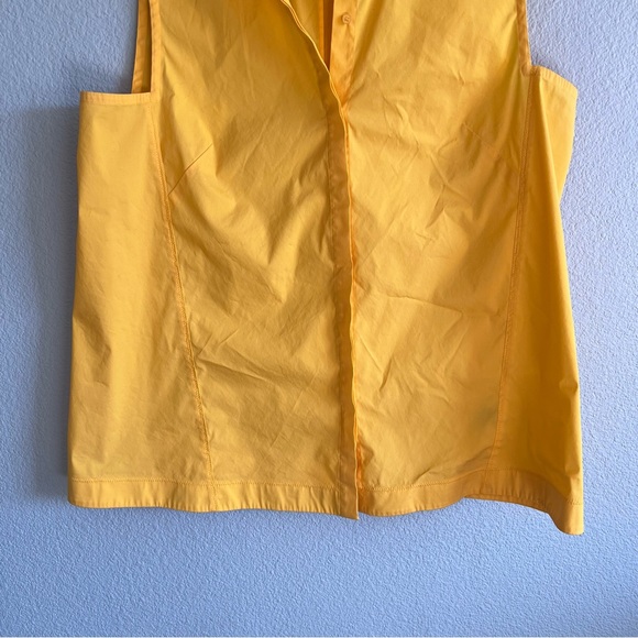 Lafayette 148 Sleeveless Button Down Blouse - Picture 3 of 12